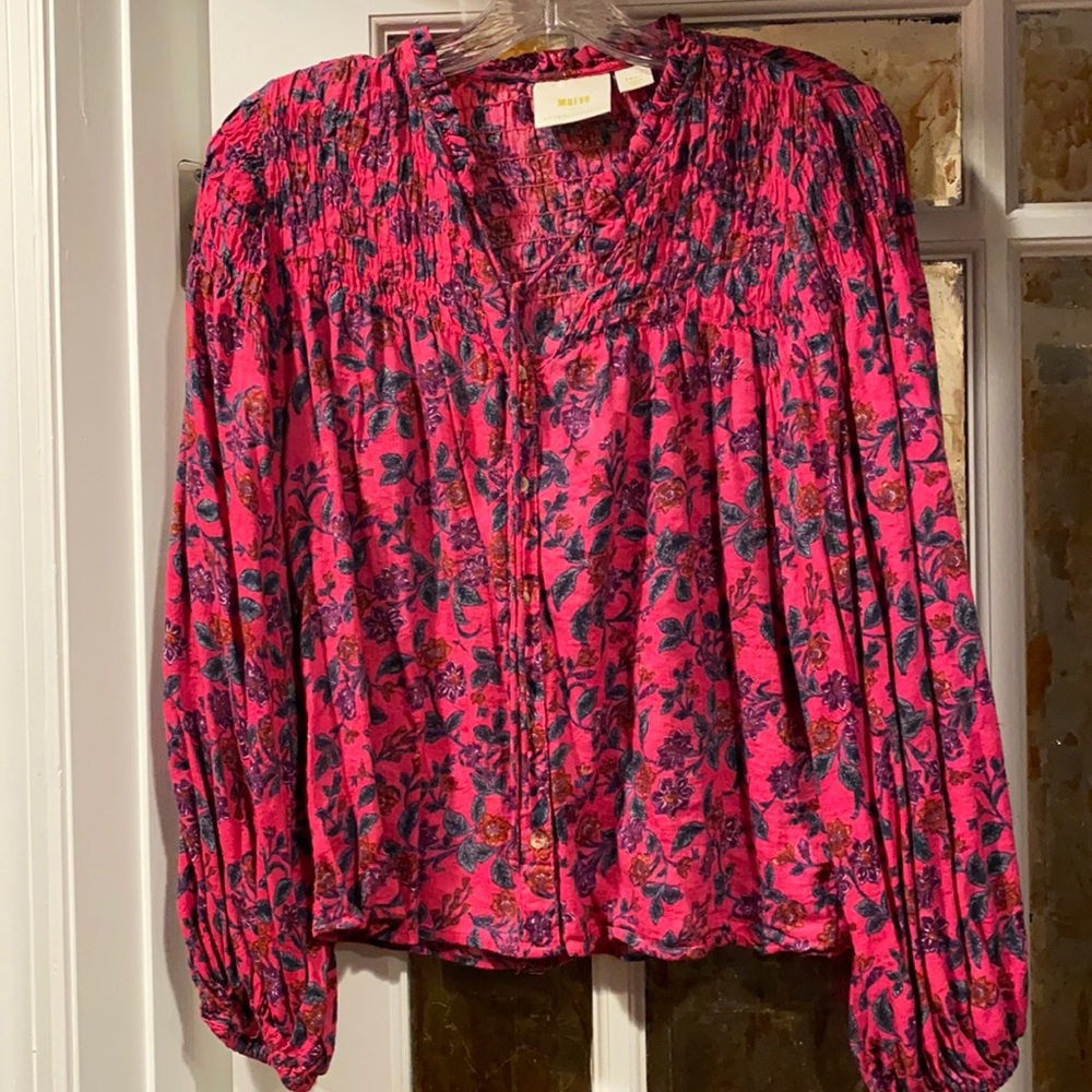 Maeve By Anthropologie floral top